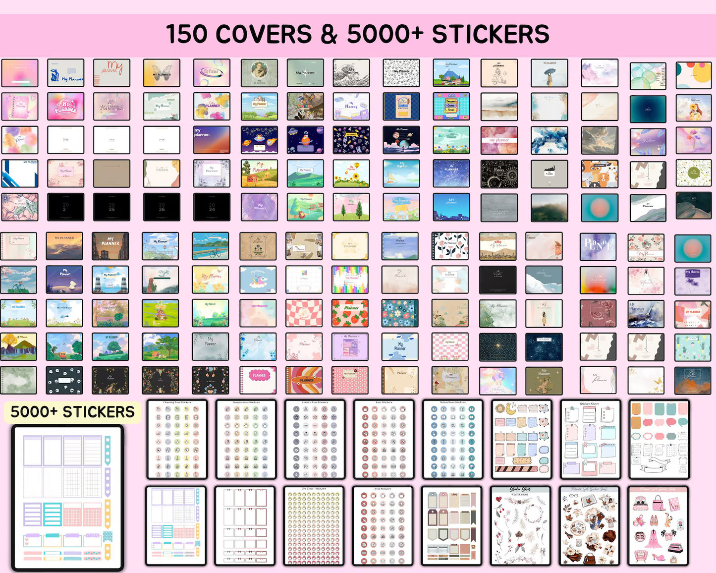 Smart all-in-one digital planner for 2026, 2027, and 2028.