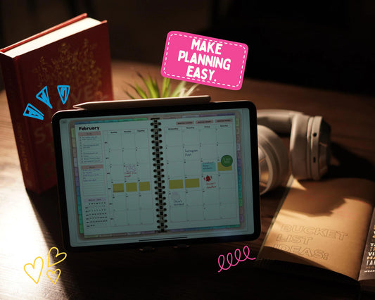Smart all-in-one digital planner for 2026, 2027, and 2028.