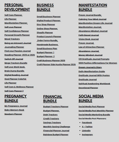 planner templates for 2026
